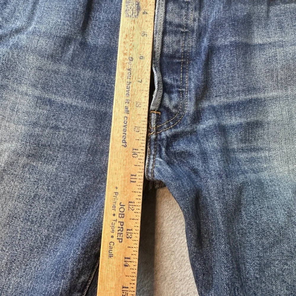 Vintage Levi's 501 Jeans Mens 37x31 Blue Button Fly Straight Leg Denim Pants 90s